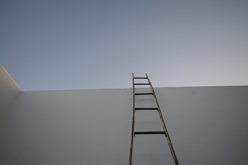 ladder from none,sea