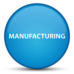 Manufacturing special cyan blue round button