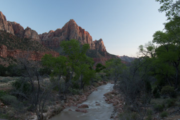 Zion Evening view