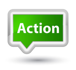 Action prime green banner button