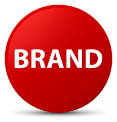 Brand red round button
