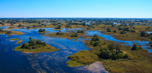 Fototapeta na wymiar Okavango River Delta