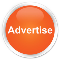 Advertise premium orange round button