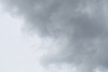 Fototapeta na wymiar Rainy (or rain) cloud, gray color background