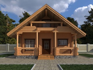 Building Photo Realistic Render 3D Illustration