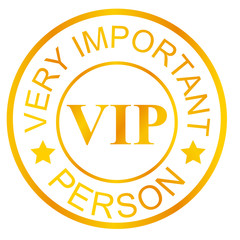 Golden Stamp :  VIP, Very Important Person
