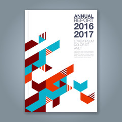 Abstract minimal geometric shapes polygon design background for business annual report book cover brochure flyer poster