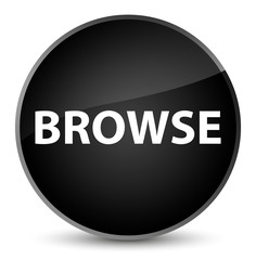Browse elegant black round button