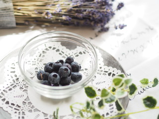 ブルーベリーとナチュラルカントリー雑貨