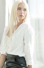 portrait of a modern young business woman.