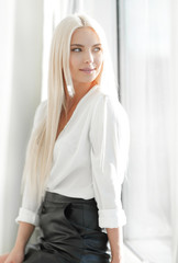 portrait of a modern young business woman.