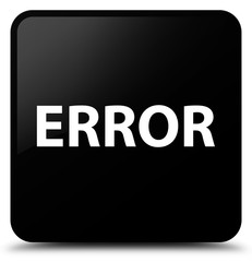Error black square button