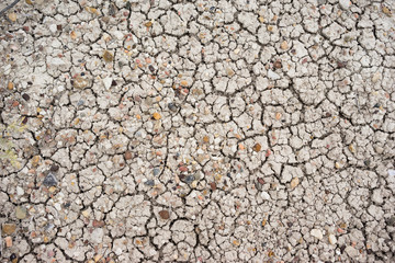 Sun Baked Ground Gravel Rocks Badlands National Park Rock