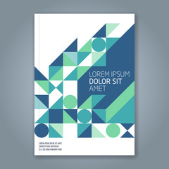Abstract minimal geometric background for business annual report book cover brochure flyer poster