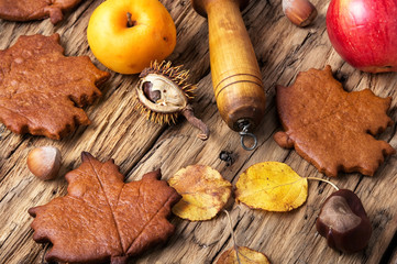 Seasonal autumn cookies