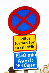 Stoppförbud för taxifordon
