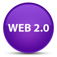 Web 2.0 special purple round button
