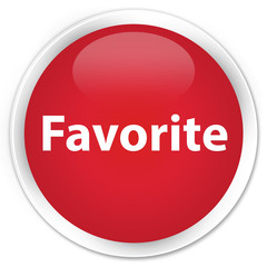 Favorite premium red round button