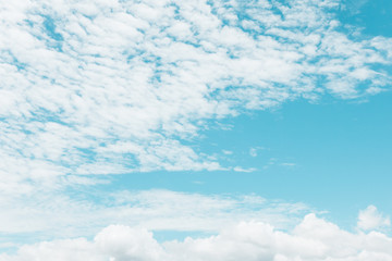 cloudy sky and blue clear sky clouds background