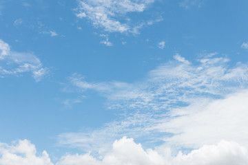 cloudy sky and blue clear sky clouds background