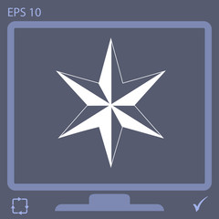 1421633 star of David vector icon