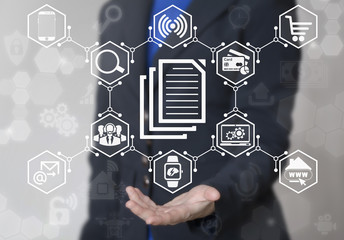 File Sharing Document Management Data Collection Computing Internet Network Transfer Information...