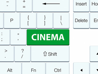 Cinema green keyboard button