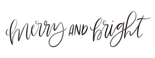 kbecca_vector_handlettering_watercolor_quirky_merryandbright