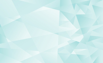 Abstract Green Blue polygonal background. Vector
