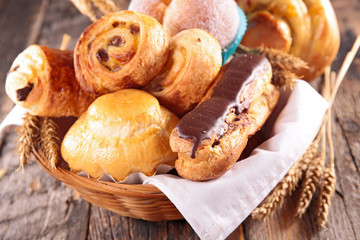 assorted bread and pastries