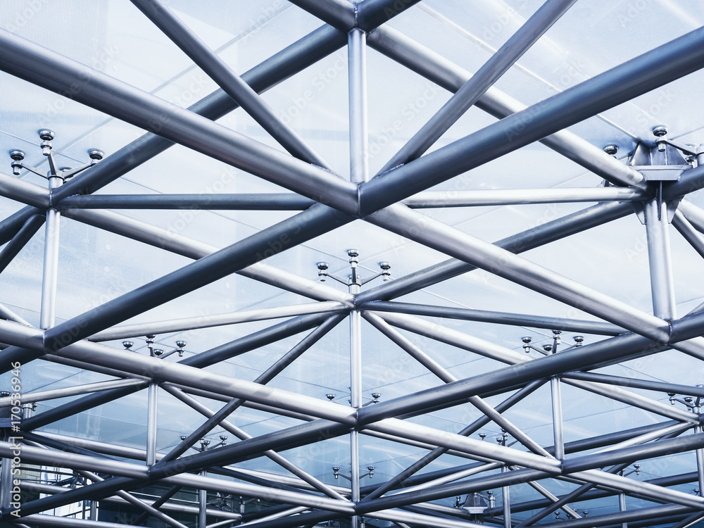 Aufkleber steel structure architecture detail abstract background