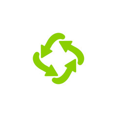 Recycling ecology thin line icon. Protection of the environment and nature linear sign. Ecological...