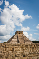 Kukulkan Pyramid (el Castillo) at Chichen Itza, Yucatan, Mexico