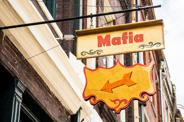 Obraz premium Schild 258 - Mafia