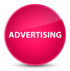 Advertising elegant pink round button