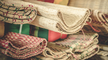 Obraz premium Vintage pillow and mat