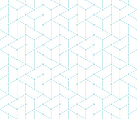 simple seamless geometric grid vector pattern