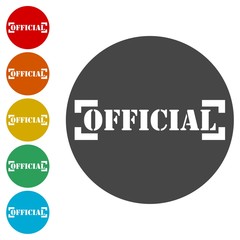 Official stamp, sign, logo 