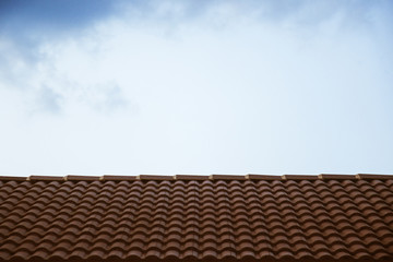 roof tiles and sky