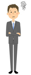 ビジネスマン　困る