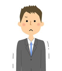 ビジネスマン　悔しい