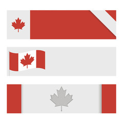 Canada banners template