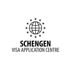 Logo of Visa application centre. Vector illustration.