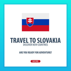 Travel to Slovakia. Discover and explore new countries. Adventure trip.