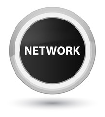 Network prime black round button