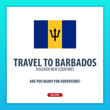 Travel to Barbados. Discover and explore new countries. Adventure trip.