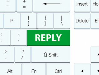 Reply green keyboard button