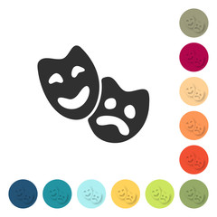 Farbige Buttons - Masken