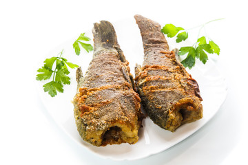 fried fish in breading