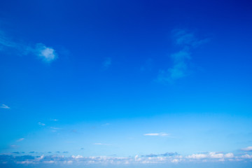 blue sky with clouds